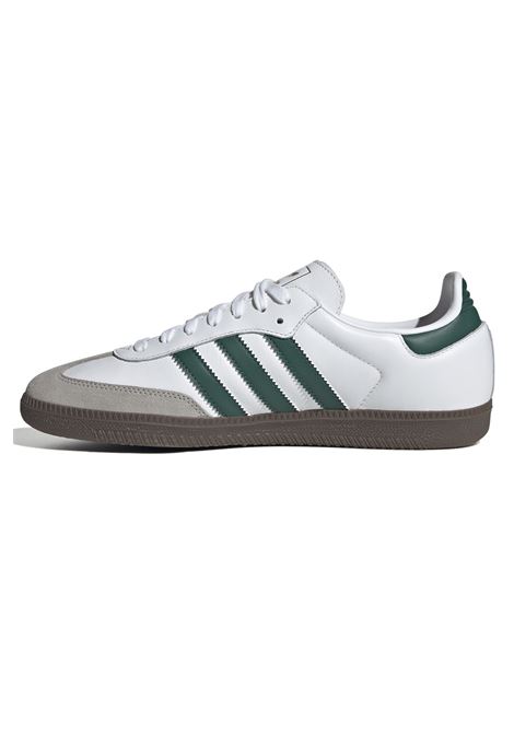 Adidas Samba OG Shoes White Green Unisex ADIDAS ORIGINALS | Sneakers | JH8797-